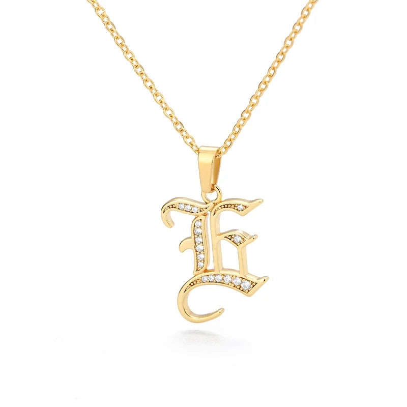 A–Z Letter Crystal Necklace – Perfect for You & Your Loved Ones