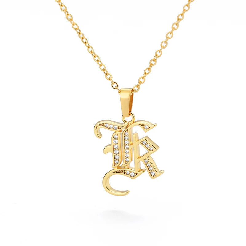 A–Z Letter Crystal Necklace – Perfect for You & Your Loved Ones