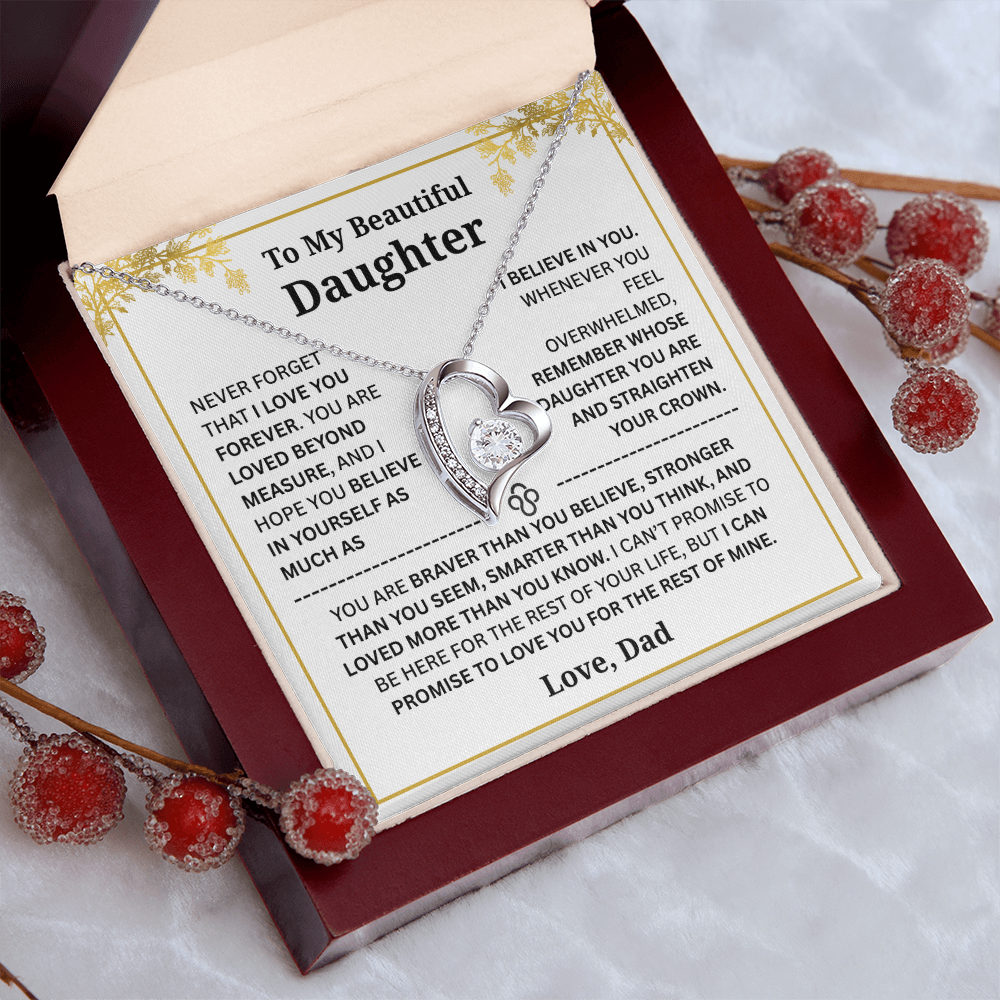 To My Daughter – Love You Forever Necklace