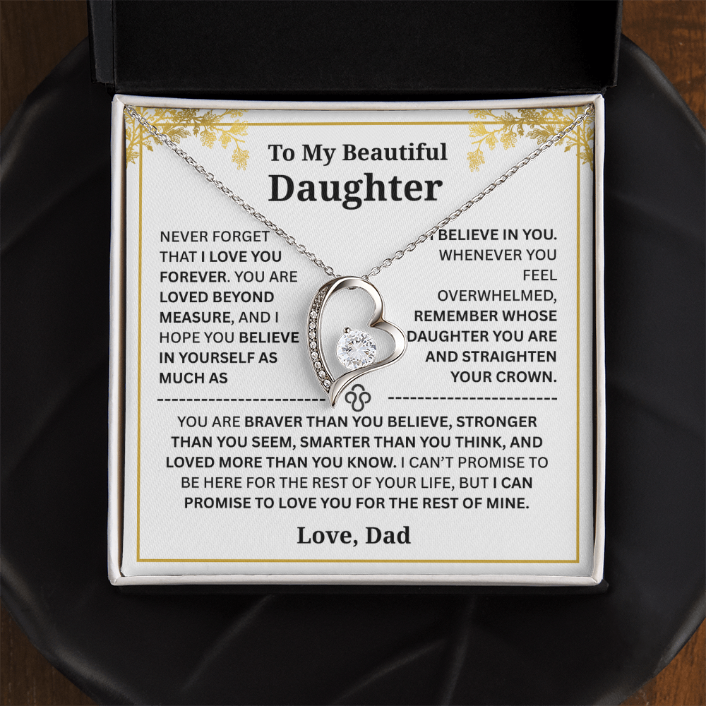 To My Daughter – Love You Forever Necklace