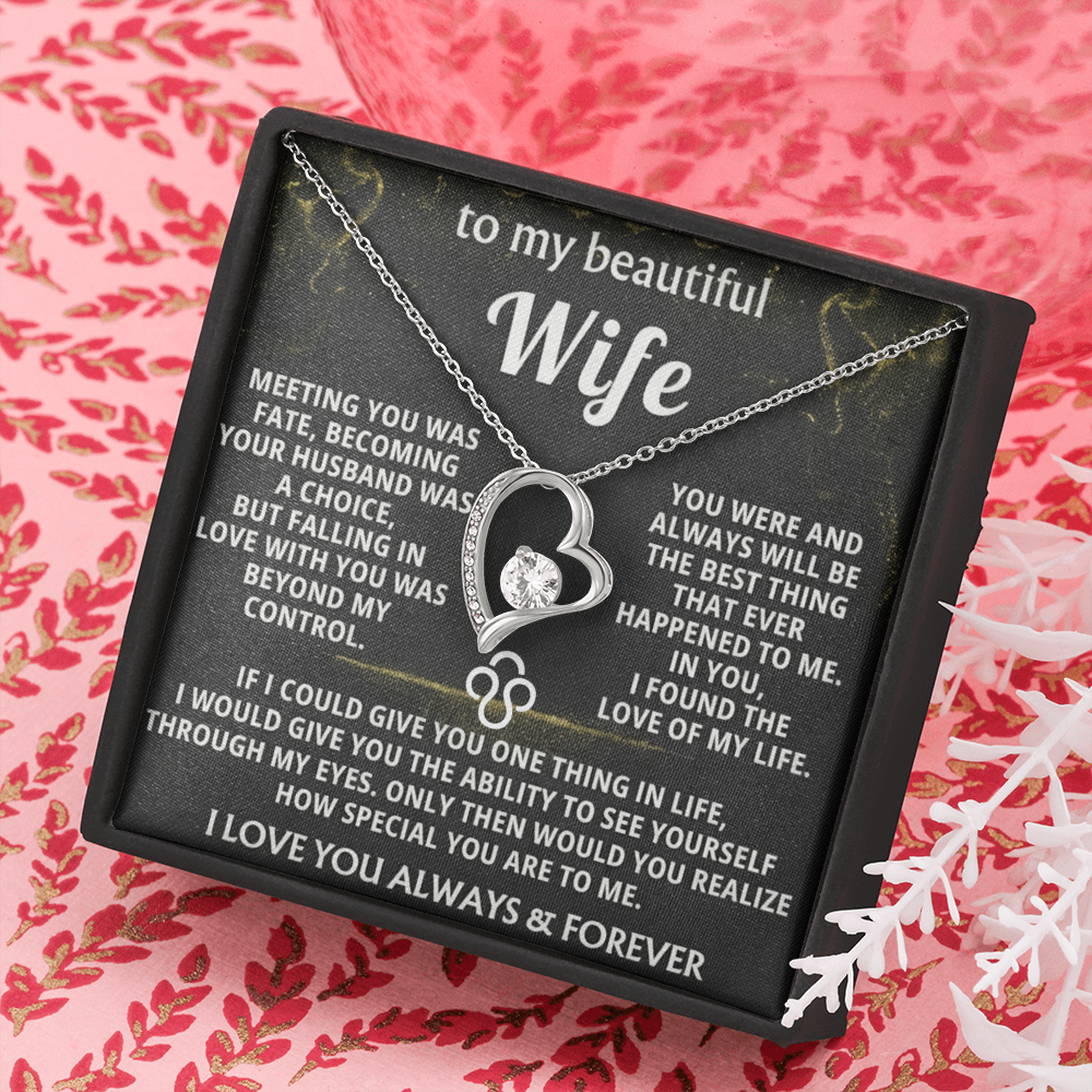 Forever Love Necklace — To My Beautiful Wife