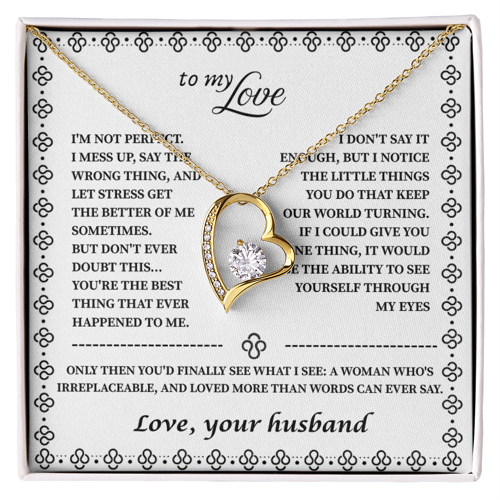 Forever Love Necklace — To My Love