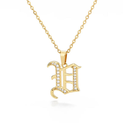 A–Z Letter Crystal Necklace – Perfect for You & Your Loved Ones