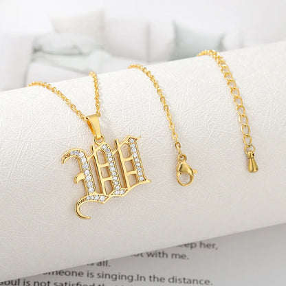 A–Z Letter Crystal Necklace – Perfect for You & Your Loved Ones