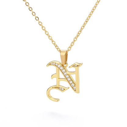 A–Z Letter Crystal Necklace – Perfect for You & Your Loved Ones