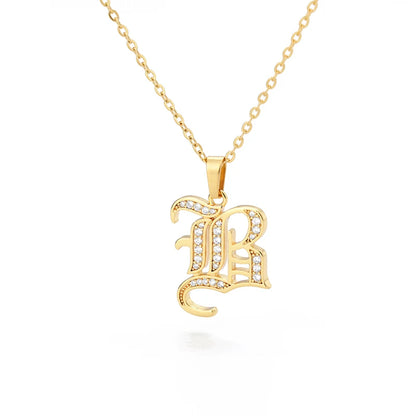 A–Z Letter Crystal Necklace – Perfect for You & Your Loved Ones