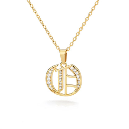 A–Z Letter Crystal Necklace – Perfect for You & Your Loved Ones
