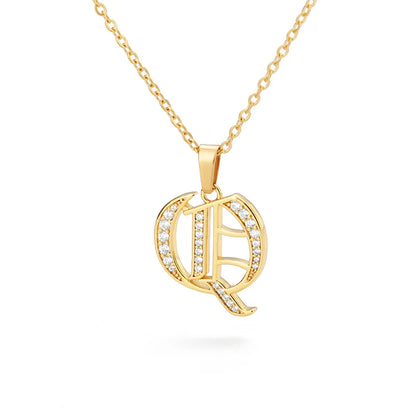A–Z Letter Crystal Necklace – Perfect for You & Your Loved Ones
