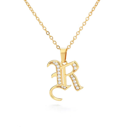 A–Z Letter Crystal Necklace – Perfect for You & Your Loved Ones