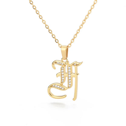 A–Z Letter Crystal Necklace – Perfect for You & Your Loved Ones