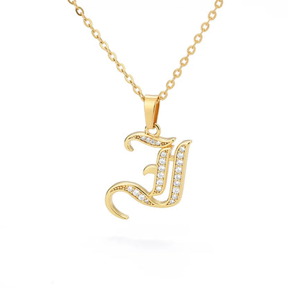 A–Z Letter Crystal Necklace – Perfect for You & Your Loved Ones
