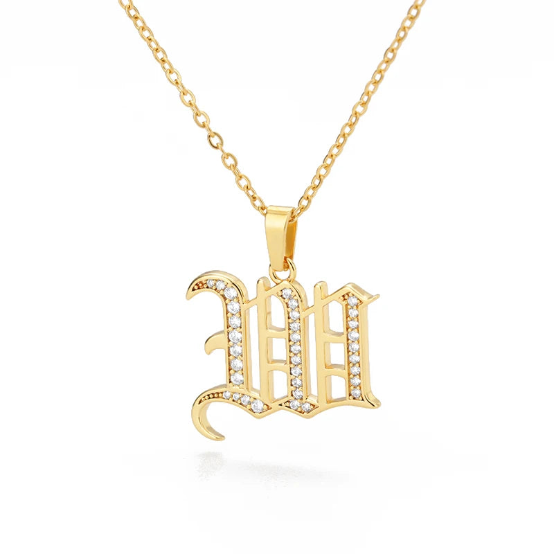 A–Z Letter Crystal Necklace – Perfect for You & Your Loved Ones
