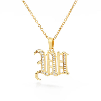 A–Z Letter Crystal Necklace – Perfect for You & Your Loved Ones