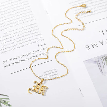A–Z Letter Crystal Necklace – Perfect for You & Your Loved Ones