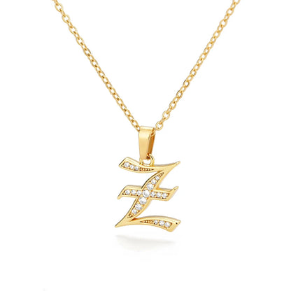 A–Z Letter Crystal Necklace – Perfect for You & Your Loved Ones