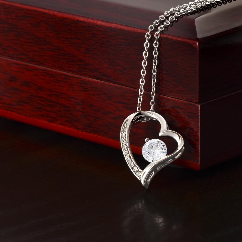 To My Daughter – “My Heart is Your Home” Forever Love Necklace
