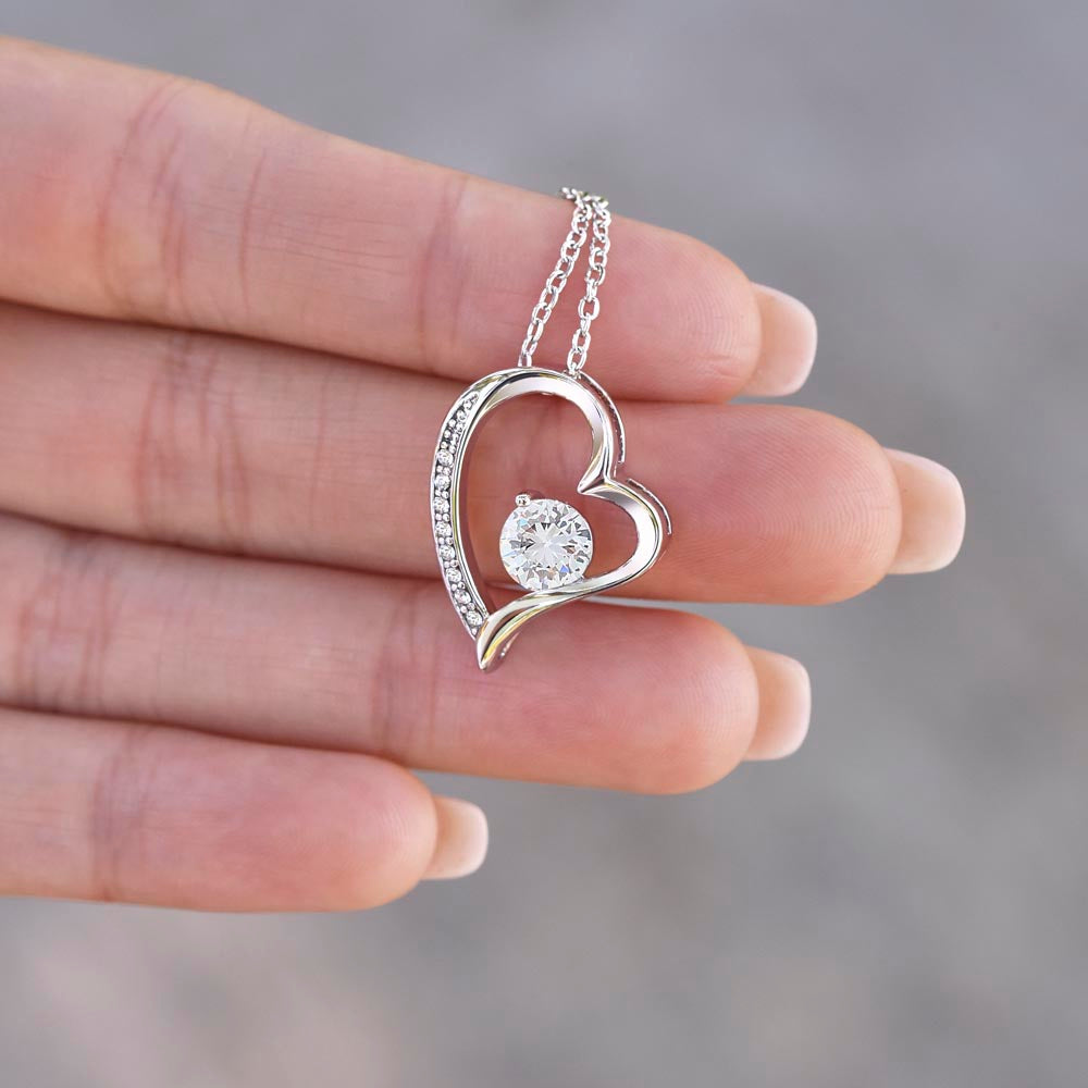 To My Daughter – “My Heart is Your Home” Forever Love Necklace