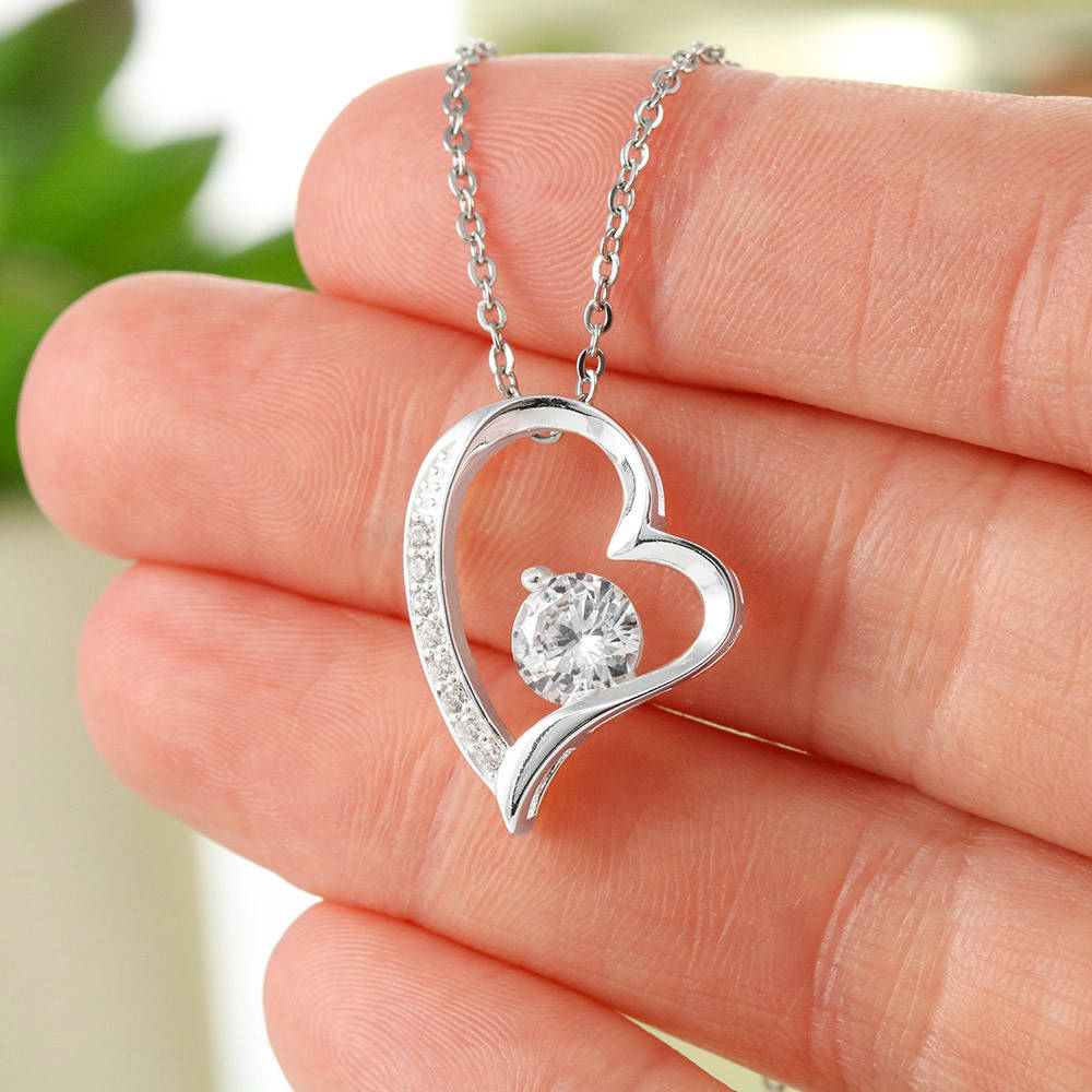 To My Daughter – “My Heart is Your Home” Forever Love Necklace