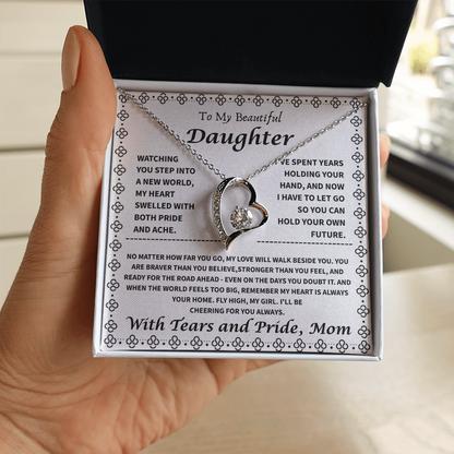 To My Daughter – “My Heart is Your Home” Forever Love Necklace